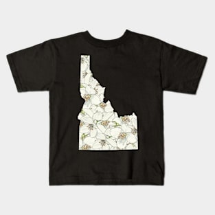 Idaho in Flowers Kids T-Shirt